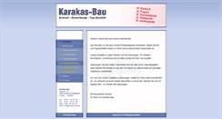 Desktop Screenshot of karakas-bau.de