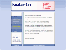 Tablet Screenshot of karakas-bau.de
